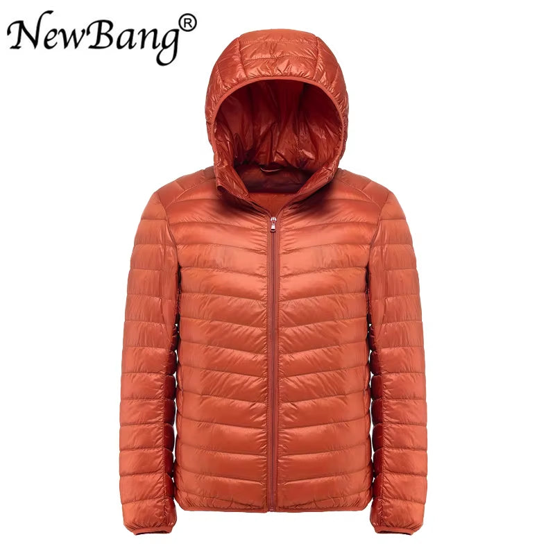 Men'S down Jacket Ultra Light down Jacket Men Windbreaker Feather Parka Man Winter Large Size Outwear