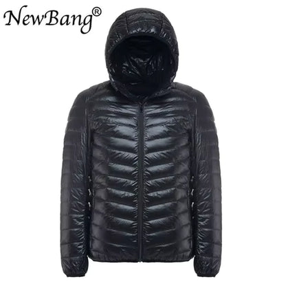 Men'S down Jacket Ultra Light down Jacket Men Windbreaker Feather Parka Man Winter Large Size Outwear