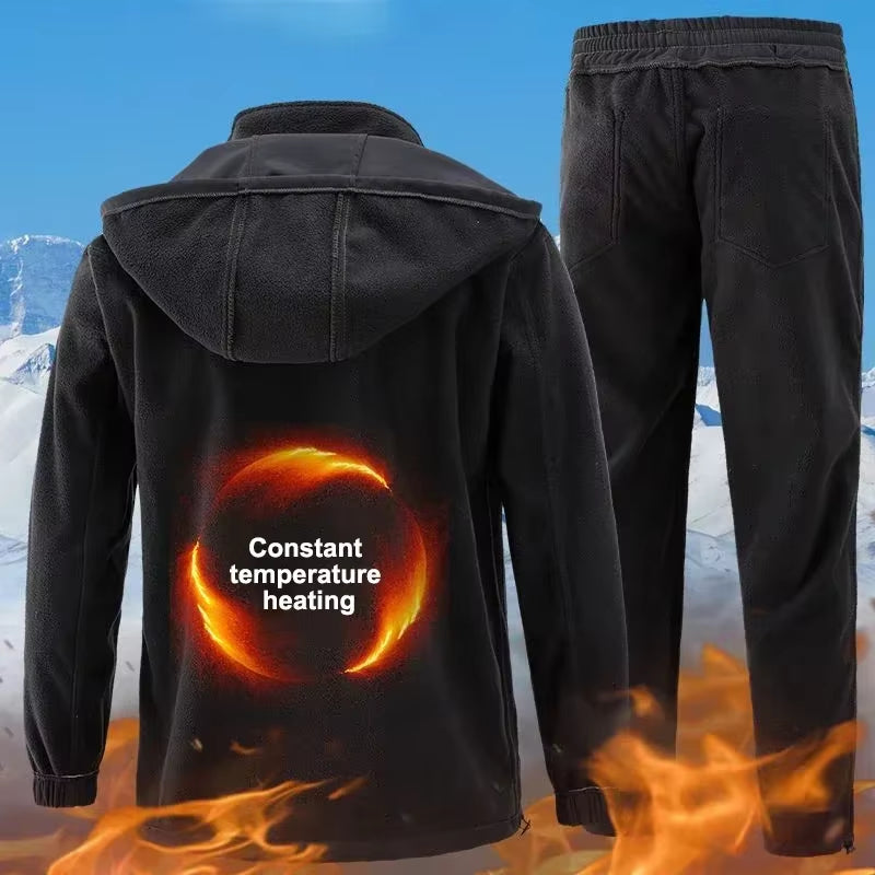 Motorcycle Set Men Jacket Windproof Waterproof Motorbike Riding Clothing Protective Gear Chaqueta Moto Male Motorcycle Clothing
