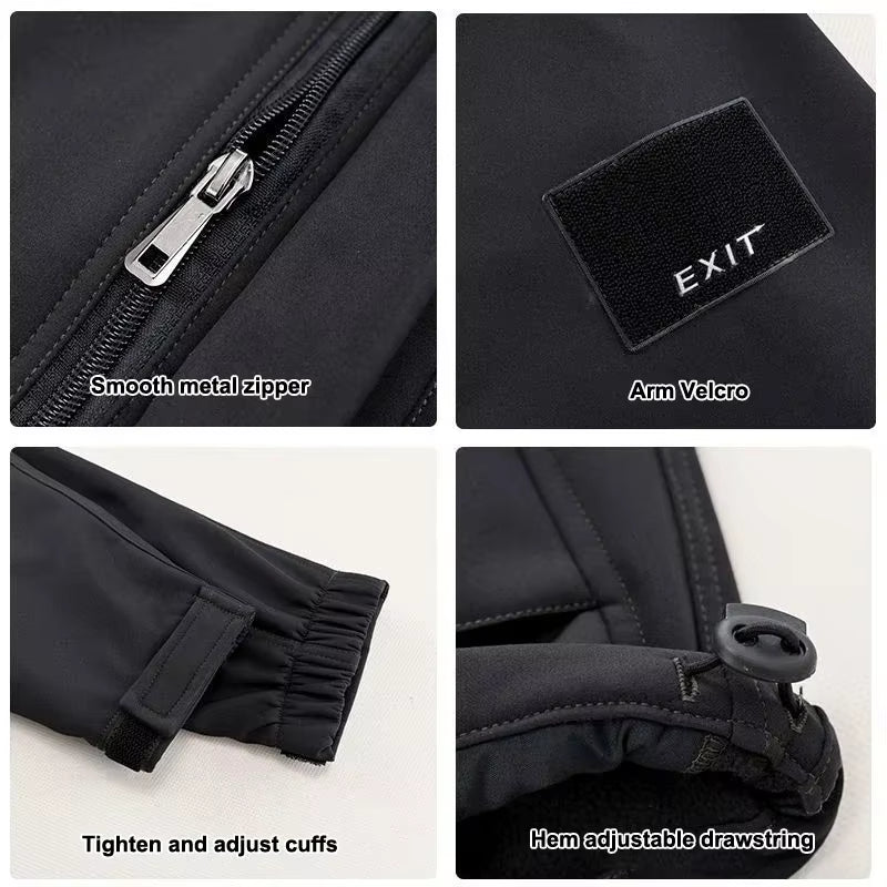 Motorcycle Set Men Jacket Windproof Waterproof Motorbike Riding Clothing Protective Gear Chaqueta Moto Male Motorcycle Clothing