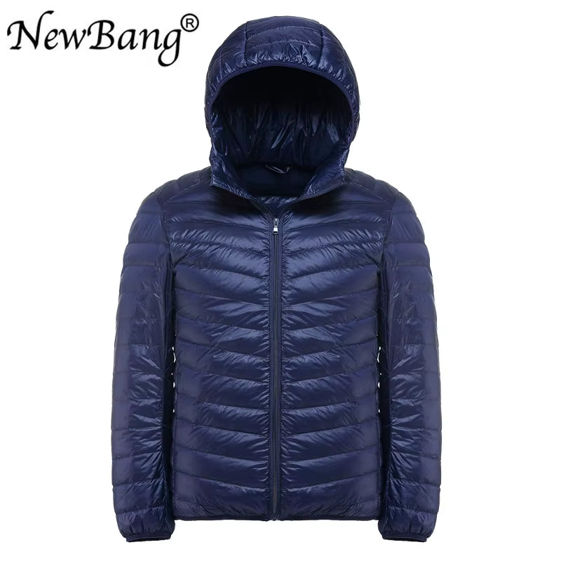 Men'S down Jacket Ultra Light down Jacket Men Windbreaker Feather Parka Man Winter Large Size Outwear