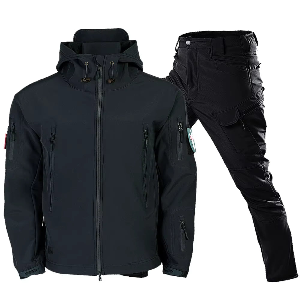 Motorcycle Waterproof Clothing Men'S Moto Motocross Jacket Motorbike Riding Clothing Protective Gear Chaqueta Moto Black S-4XL
